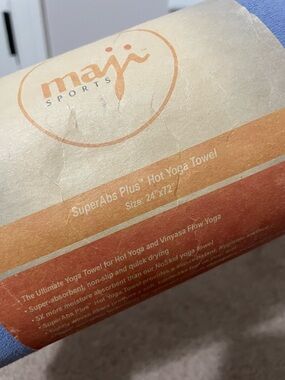 Maji Sports Blue Hot Yoga Towel - SuperAbs Plus